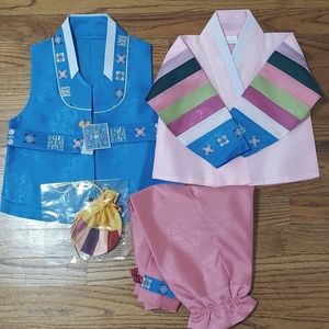 Korea Hanbok (set) for Kid 2-3yearss